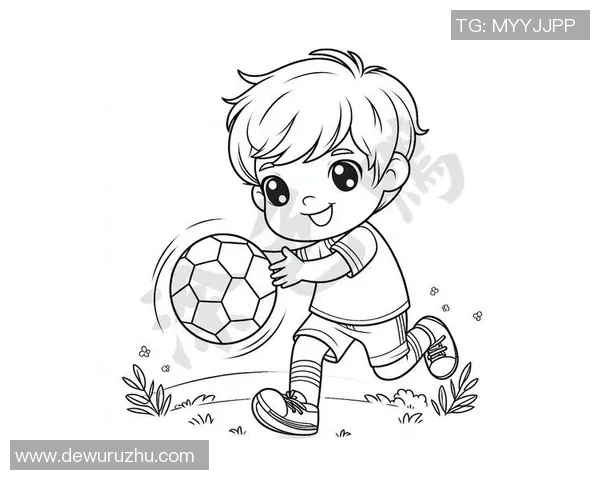 简笔画教程：轻松画出足球明星的简洁风格插图技巧分享